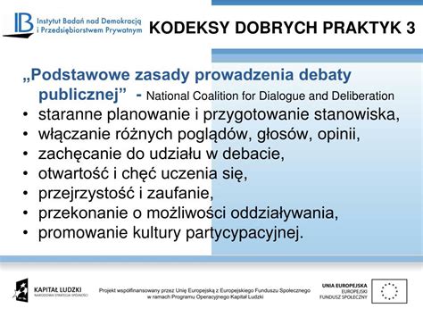 PPT Najlepsze praktyki w zakresie konsultacji społecznych Stany