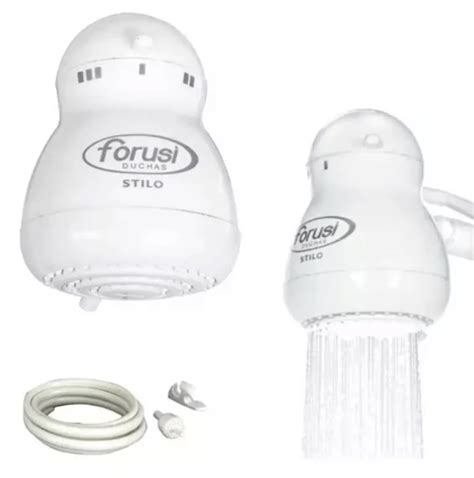 Chuveiro ElÉtrico Stilo 5400w Forusi 3t 127v Branco Boreall Casa E Cia