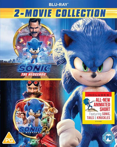 Sonic The Hedgehog 1 And 2 Blu Ray Region A And B And C Uk