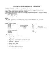 ADDITIONAL LESSONS FOR MIDTERM EXAM 2021 Docx ADDITIONAL LESSONS FOR