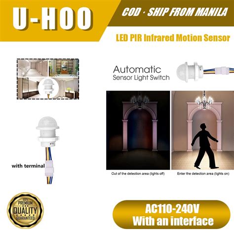 Ac110 240v Led Pir Infrared Motion Sensor Detection Automatic Sensor