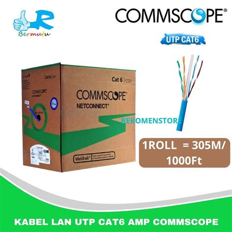 Jual Kabel Cat Cat Te Commscope Kabel Utp Data Lan Roll M