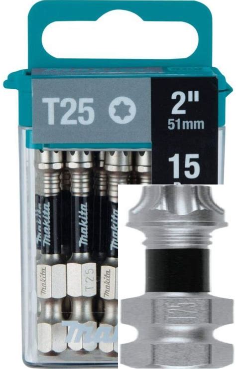 Makita E 01074 Impact Xps T25 Torx 2 Power Bit 15 Pk