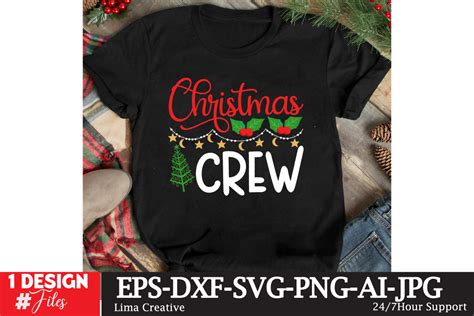 Christmas Crew Svg Cut File Graphic By Lima Creative · Creative Fabrica