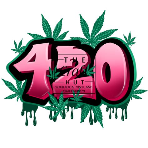 Cannabis Dtf 420 Pink The Craft Hut Scs