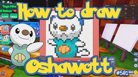 How To Draw Oshawott Starving Artist Roblox Youtube