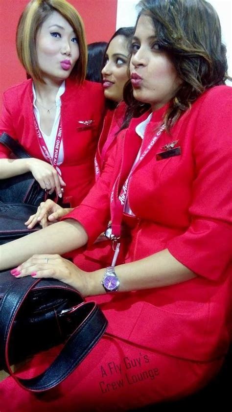 【マレーシア】エアアジア客室乗務員air Asia Cabin Crew【malaysia】 Leather Jacket