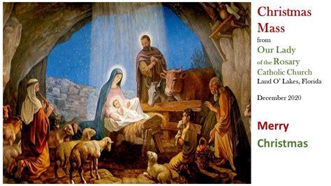 Holy Mass The Nativity Of The Lord Christmas December 25 2020 Youtube