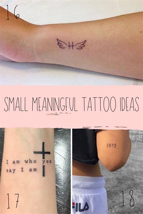 Small Meaningful Tattoos For Tattooglee Tattoos For Women