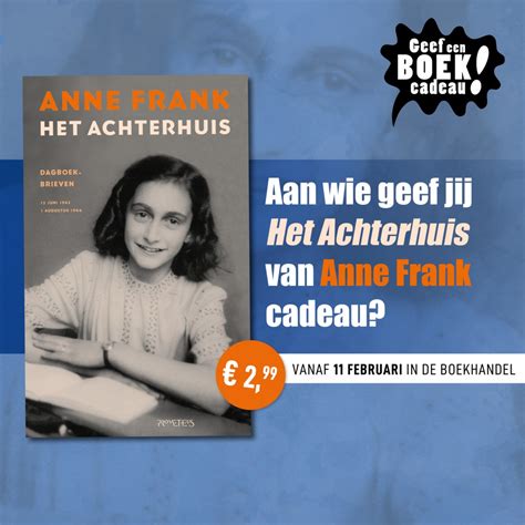 Geef Een Boek Cadeau Het Jeugdboek Van 2022 Is Het Achterhuis Van