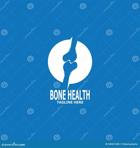 Bone Health Logo Vector Illustration Stock Vector - Illustration of
