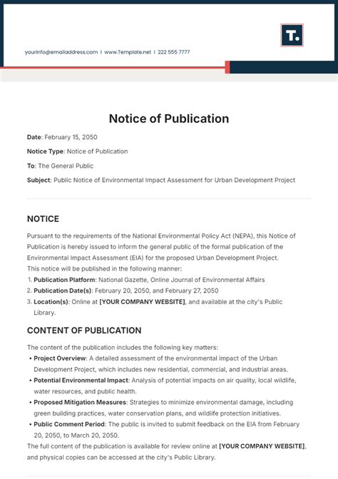 Free Customer Notice Template to Edit Online