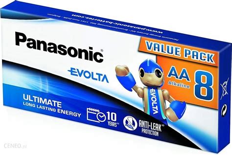 Panasonic Mocne Alkaliczne Evolta Ultimate Paluszki Lr Aa X