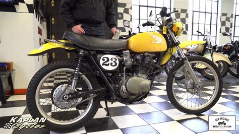 1972 Honda Xl250k0 Sl250 Motosport Youtube