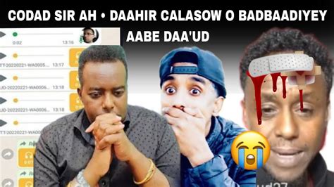 CEBEY TACAAL CODAD SIR AH DAHIR CALASOW O UGU DAMBEYN XABSIGA