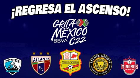 OFICIAL REGRESA EL ASCENSO A LIGA MX ESTOS SON LOS EQUIPOS QUE