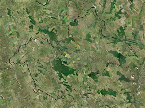 Soldanesti Moldova High Res Satellite No Legend Stock Illustration