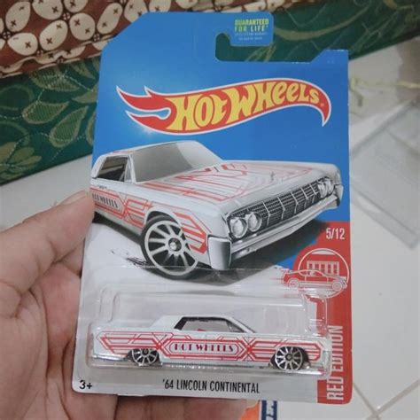 Hot Wheels 64 林肯歐陸紅版 蝦皮購物