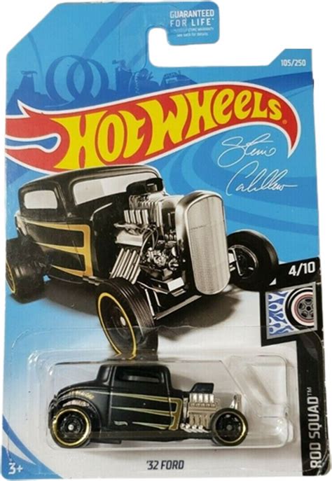 Véhicule moulé sous pression Hot Wheels Ford 32 7 cm Échelle 1 64 Véhicule jouet bol