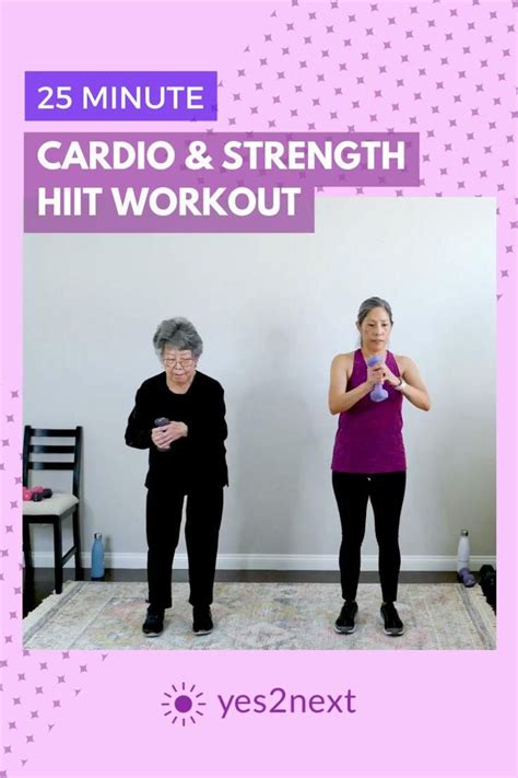 25 Minute Cardio Strength Hiit Workout Artofit