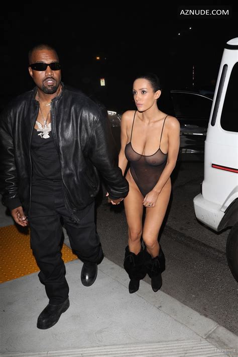 Bianca Censori Sexy Seen With Kanye West Kissing And Showing Off Her Busty Boobs And Ass At