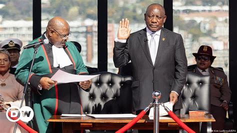 South Africa Cyril Ramaphosa Sworn In For Second Term News Headlines