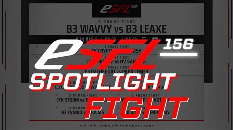 ESFL 156 Spotlight Fight Adesanya EdParker VS Pereira