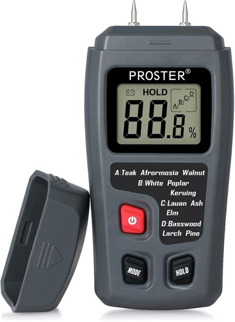 Proster Digital Wood Moisture Meter Handheld Lcd Moisture R Damp