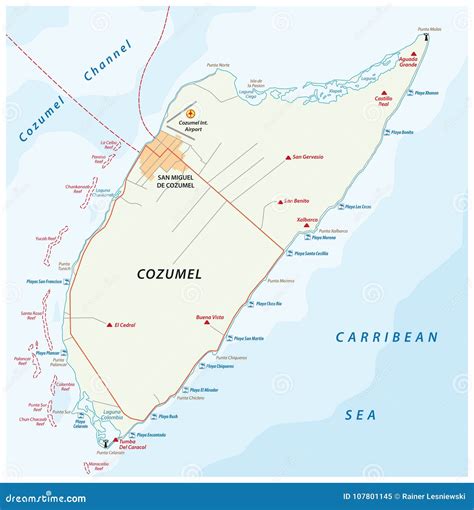 Introducir 85+ imagen cozumel beaches map - Abzlocal.mx