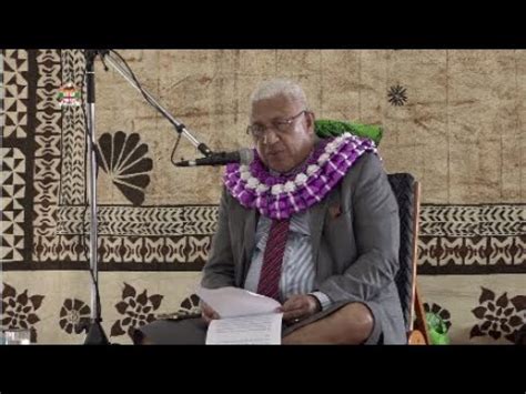 Fijian Prime Minister Officiates As Chief Guest At The Opening Of The