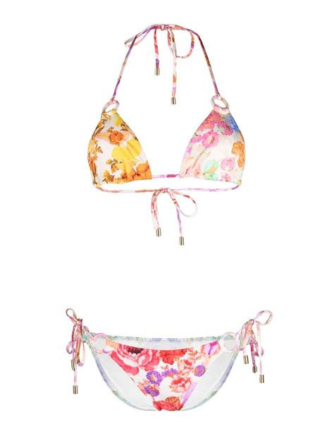 Bikinis Zimmermann Raie Ring Tie Bikini 5603WSS232SPLI