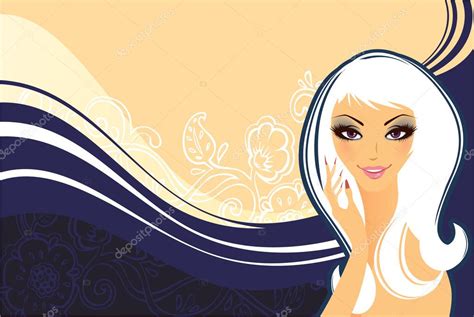 Beauty Floral Woman Stock Vector Image By ©sonneon 13278948