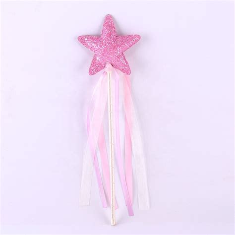 Glitter Star Wands Princess Angel Fairy Star Magic Wands Girls Fairy Magic Dress Up Star Wand