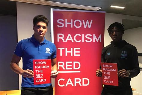 Kean And Virginia Support ‘show Racism The Red Card Event Royal Blue