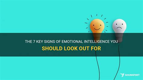 The 7 Key Signs Of Emotional Intelligence You Should Look Out For