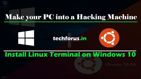 How To Install Linux Terminal On Windows 10 Tech For Us YouTube