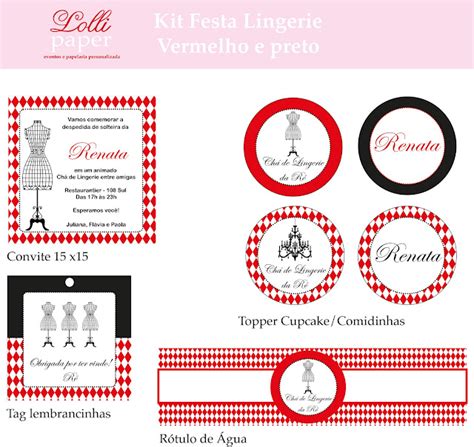 Lollipaper Kit Chá de Lingerie