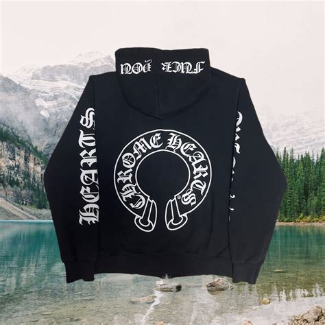 크롬하츠 fuck you 프린팅 집업 후디 후루츠패밀리