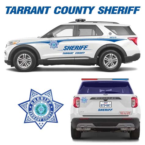 Tarrant County Sheriff, Texas (TX) – Explorer – Bilbozodecals