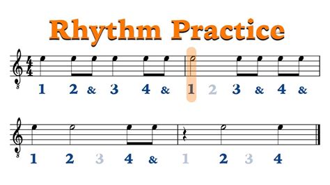 8th Note Rhythm Practice Youtube