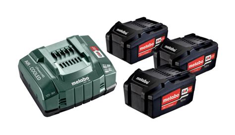 Coffret De 3 Batteries Metabo Li Power18v 52ah