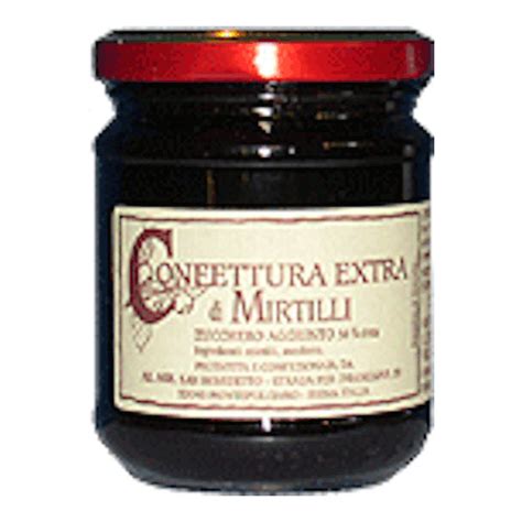 Confettura Extra Di Mirtilli Grammi San Benedetto Jam Italia