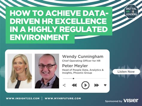 Episode 165 How To Achieve Data Driven Hr Excellence In A Highly Regulated Environment Myhrfuture