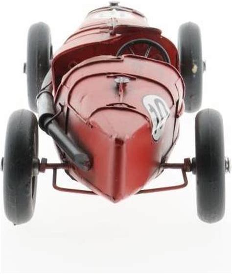 Clayre Eef Decoratie Miniatuur Auto 32 13 11 Cm Rood Ijzer Raceauto