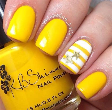 40 Yellow Nail Art Ideas - nenuno creative