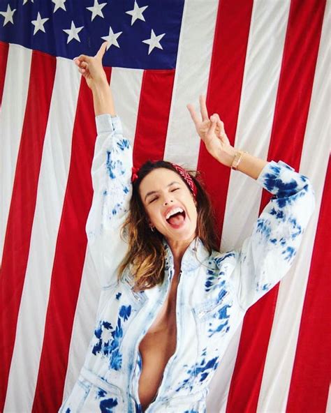 ALESSANDRA AMBROSIO – Independence Day Photoshoot – Instagram Pictures ...