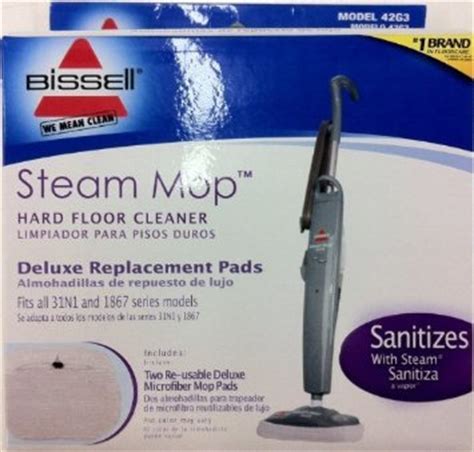 New - Bissell Steam Mop Deluxe Replacement Pads