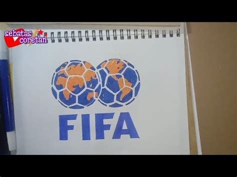 MENGGAMBAR LOGO FIFA HOW TO DRAW FIFA LOGO HOW TO DRAW FIFA WORLD