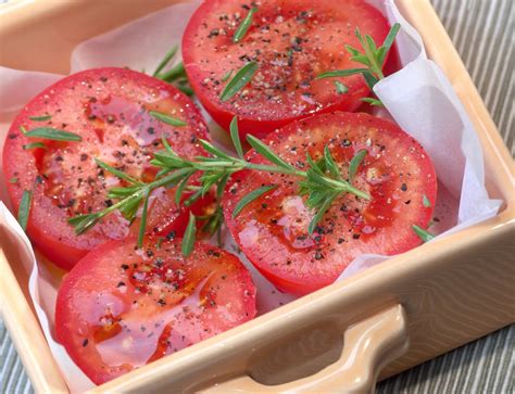 Recette Tomates Au Four à Lail Marie Claire