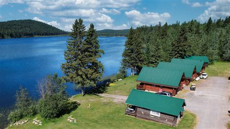 Cabins View Martens Resort Best Cariboo Cabins On Timothy Lake